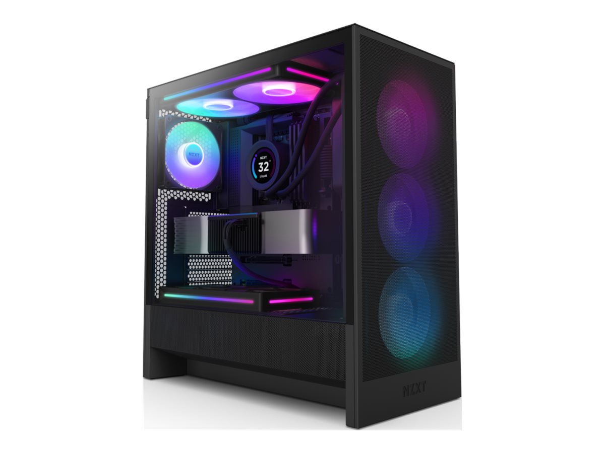 NZXT H5 Flow RGB - Mid tower - E-ATX - Seitenteil mit Fenster (geh�rtetes Glas)