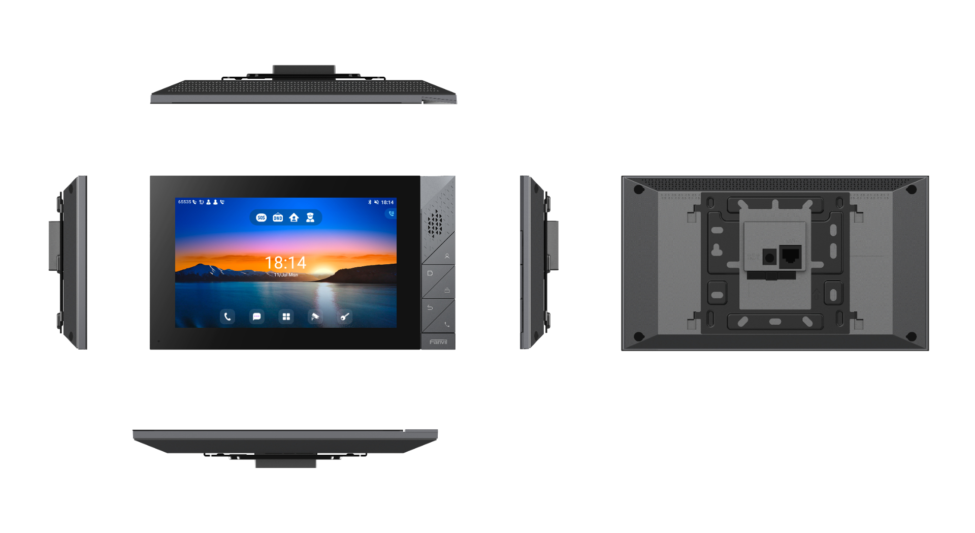 Fanvil i55A syst�me vid�ophone 17,8 cm (7) Acier inoxydable