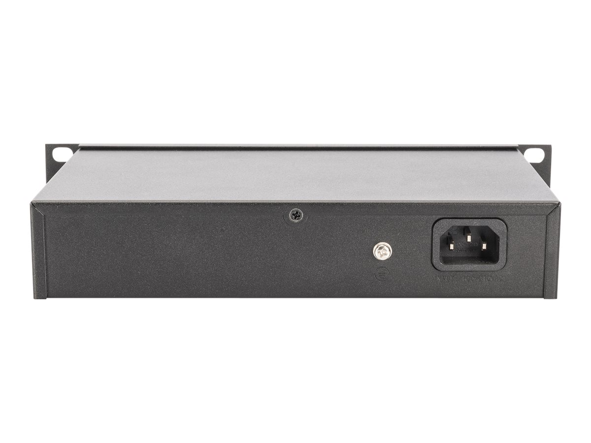 DIGITUS 8-Port Gigabit PoE Switch, 10 Zoll, Managed