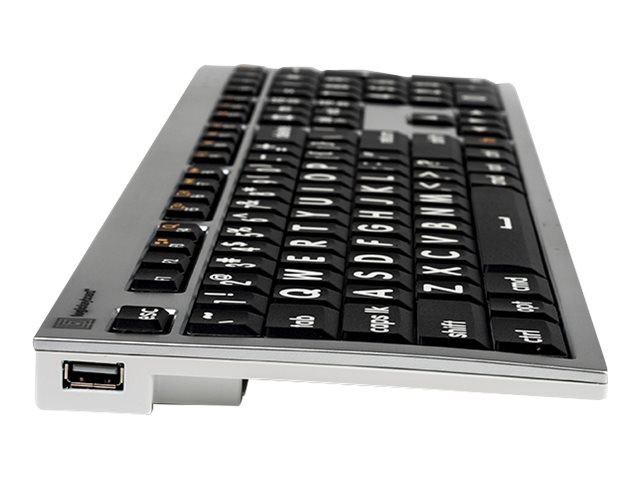 Logickeyboard Largeprint AlbA - Tastatur - USB