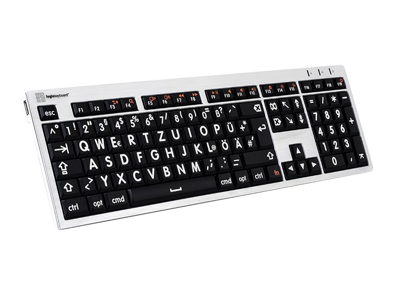 Logickeyboard Largeprint AlbA - Tastatur - USB