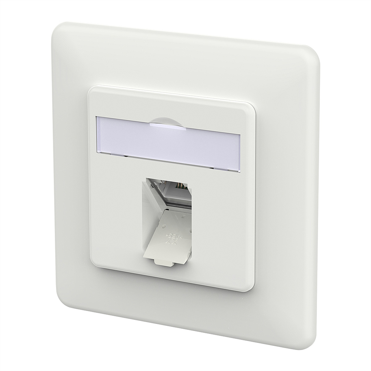 METZ CONNECT 130E371027-I presa energia RJ-45 Bianco