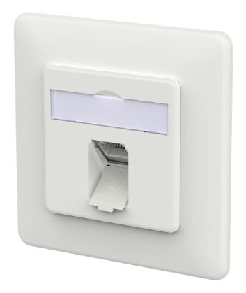 METZ CONNECT 130E371027-I presa energia RJ-45 Bianco