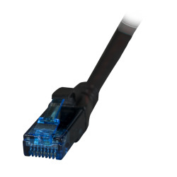 EFB Elektronik K8109SW.0,5 networking cable Black 0.5 m Cat6a U/UTP (UTP)