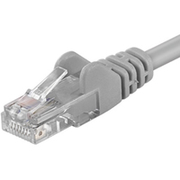 PremiumCord Patch kabel UTP Cat6 10cm seda - 0,1 m - Cat6 - U/UTP (UTP) - RJ-45 - RJ-45