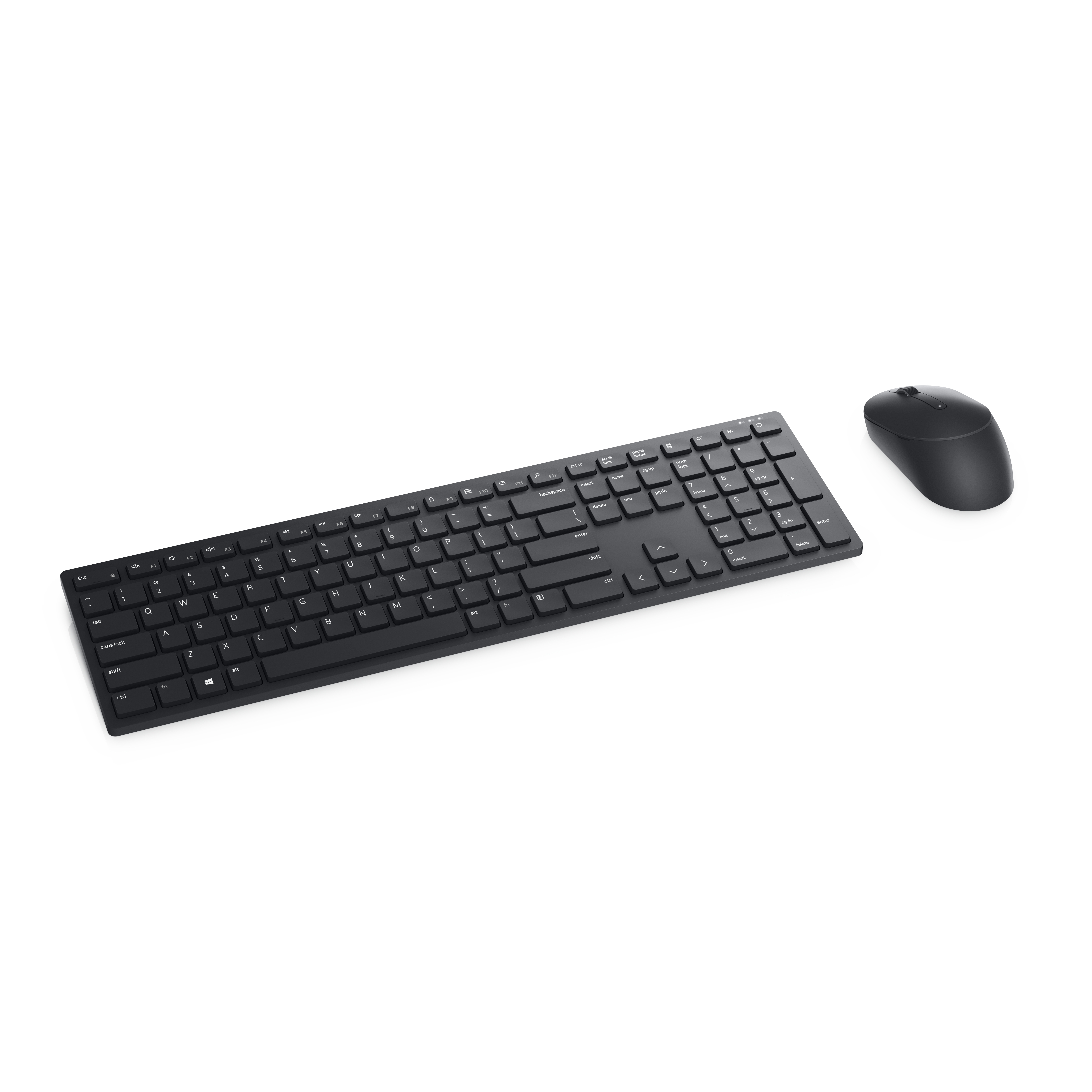 DELL KM5221W tastiera Mouse incluso RF Wireless QWERTY US International Nero
