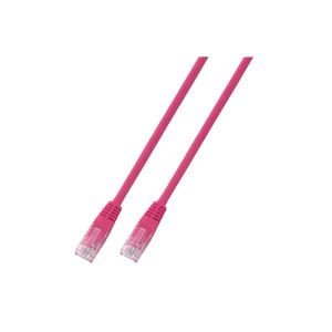 EFB Elektronik RJ45 U/UTP Cat.5e cavo di rete Magenta 2 m Cat5e U/UTP (UTP)