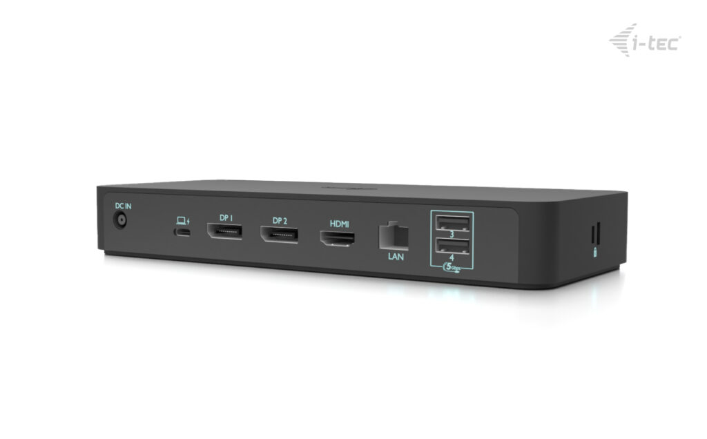 i-tec USB-C Intelligent Triple Display Docking Station + Power Delivery 100W