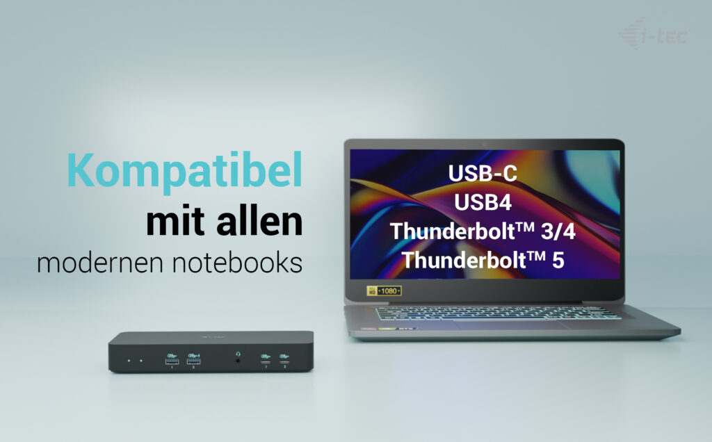 i-tec USB-C Intelligent Triple Display Docking Station + Power Delivery 100W