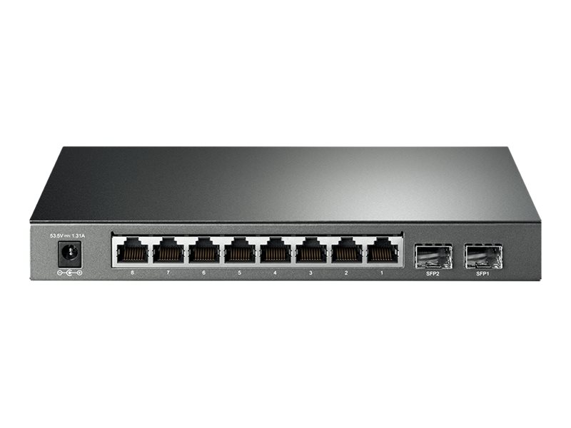 TP-Link TL-SG2210P Gestionado L2 Gigabit Ethernet (10/100/1000) Energa sobre Ethernet (PoE) Negro