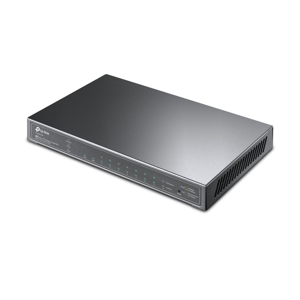 TP-Link TL-SG2210P Gestionado L2 Gigabit Ethernet (10/100/1000) Energa sobre Ethernet (PoE) Negro