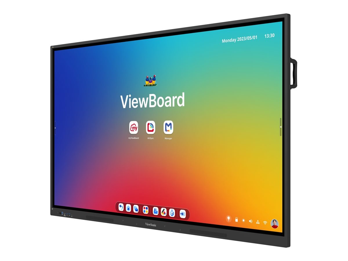 Viewsonic IFP7534 pizarra blanca interactiva 190,5 cm (75) 3840 x 2160 Pixeles Pantalla t�ctil Negro