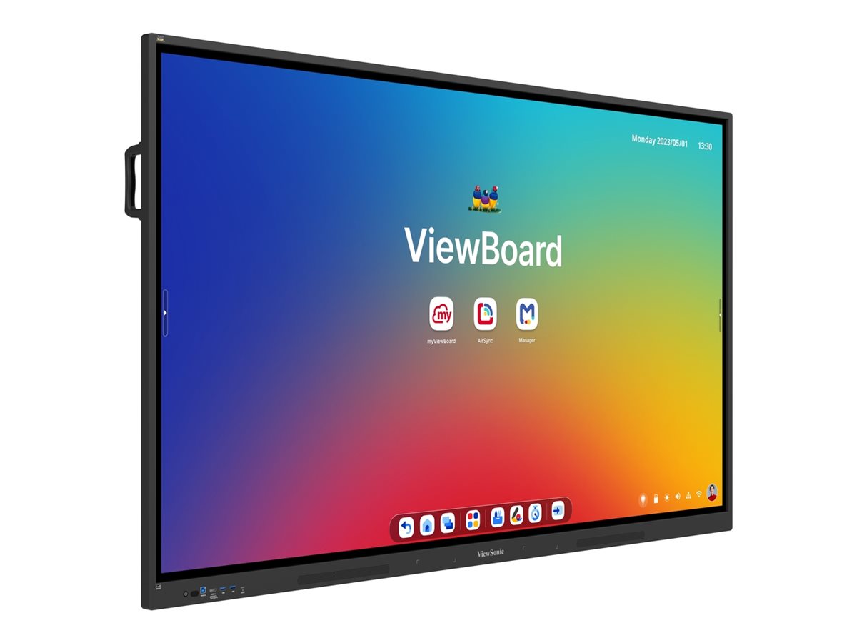 Viewsonic IFP7534 pizarra blanca interactiva 190,5 cm (75) 3840 x 2160 Pixeles Pantalla t�ctil Negro