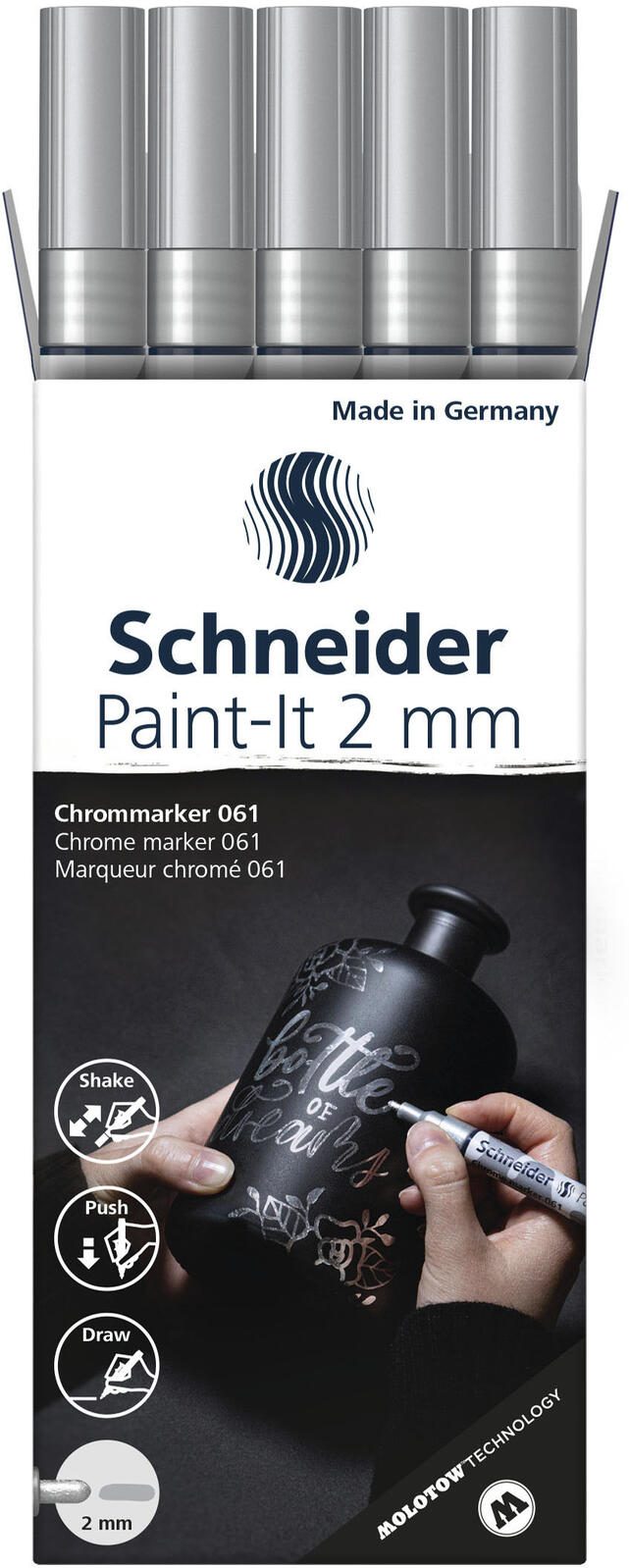 Schneider Schreibger�te Paint Lackmarker chrom 2.0 mm