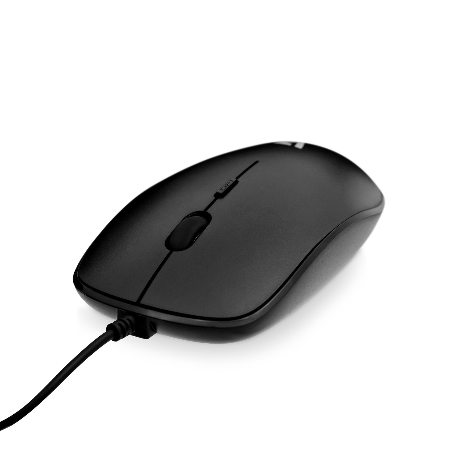 V7 MU200-1E - Low Profile - Maus - optisch - 4 Tasten