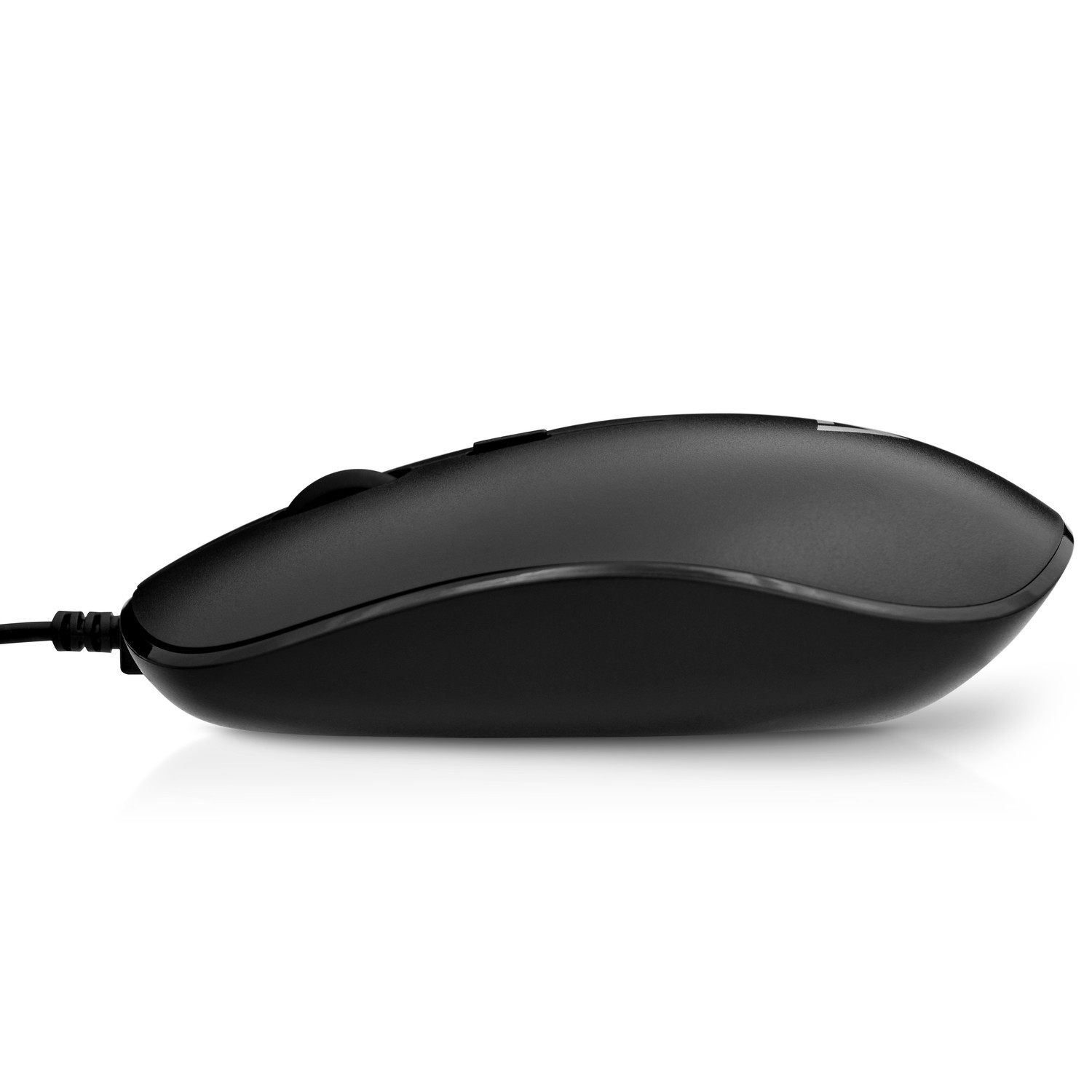 V7 MU200-1E - Low Profile - Maus - optisch - 4 Tasten