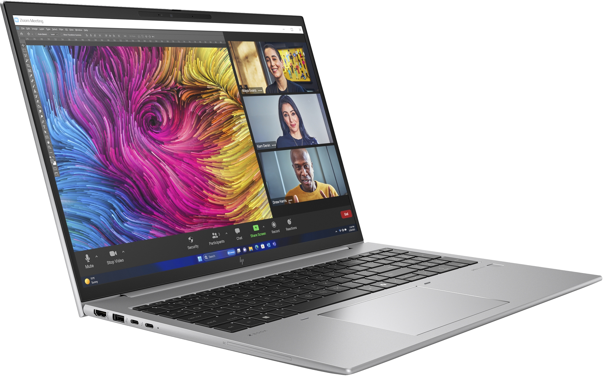HP ZBook Firefly 16 G11 Mobile Workstation - Wolf Pro Security - Intel Core Ultra 7 155H - Win 11 Pro - RTX A500 - 64 GB RAM - 2 TB SSD NVMe, TLC - 40.6 cm (16)