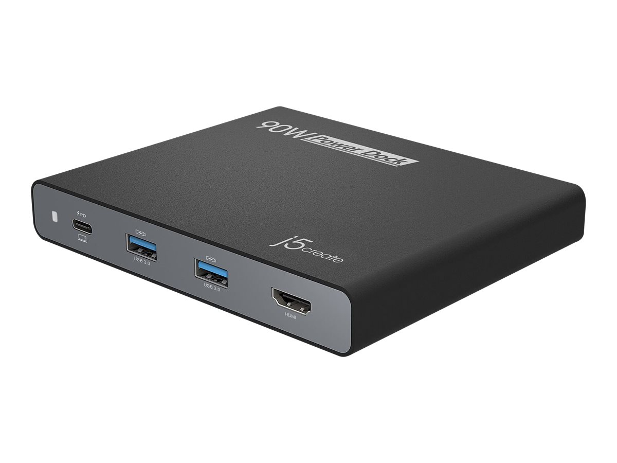 j5create JCDP392-EN - Dock da viaggio USB-C integrate a 90 W - UE