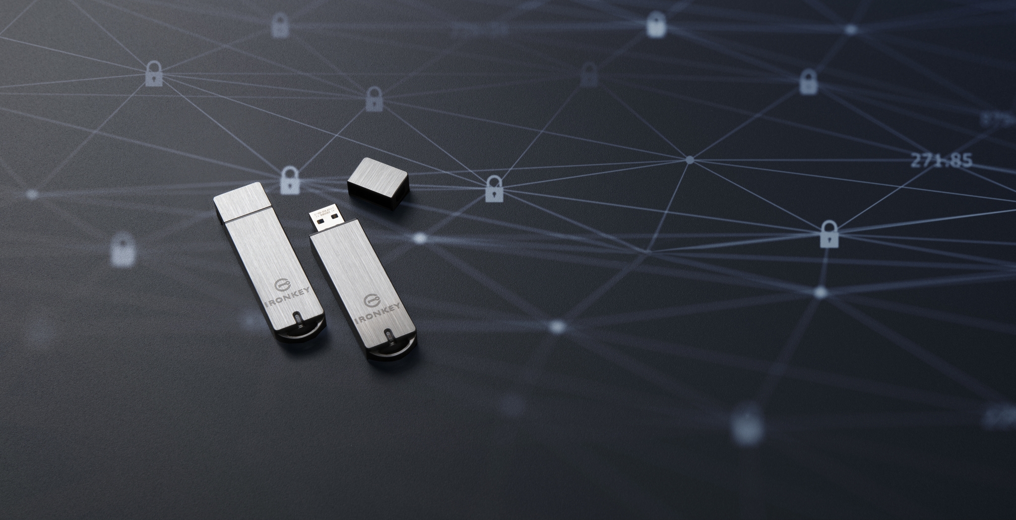 Kingston Technology IronKey S1000 unidad flash USB 64 GB USB tipo A 3.2 Gen 1 (3.1 Gen 1) Plata