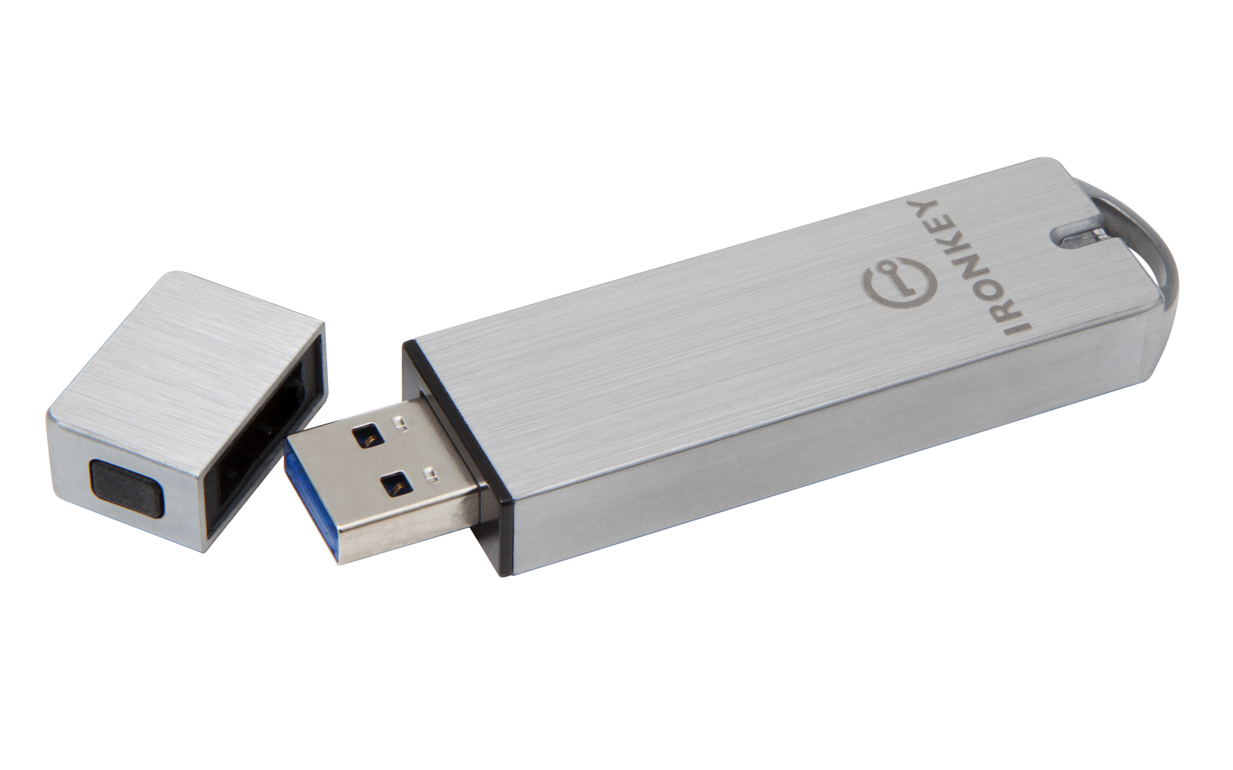 Kingston Technology IronKey S1000 unidad flash USB 64 GB USB tipo A 3.2 Gen 1 (3.1 Gen 1) Plata