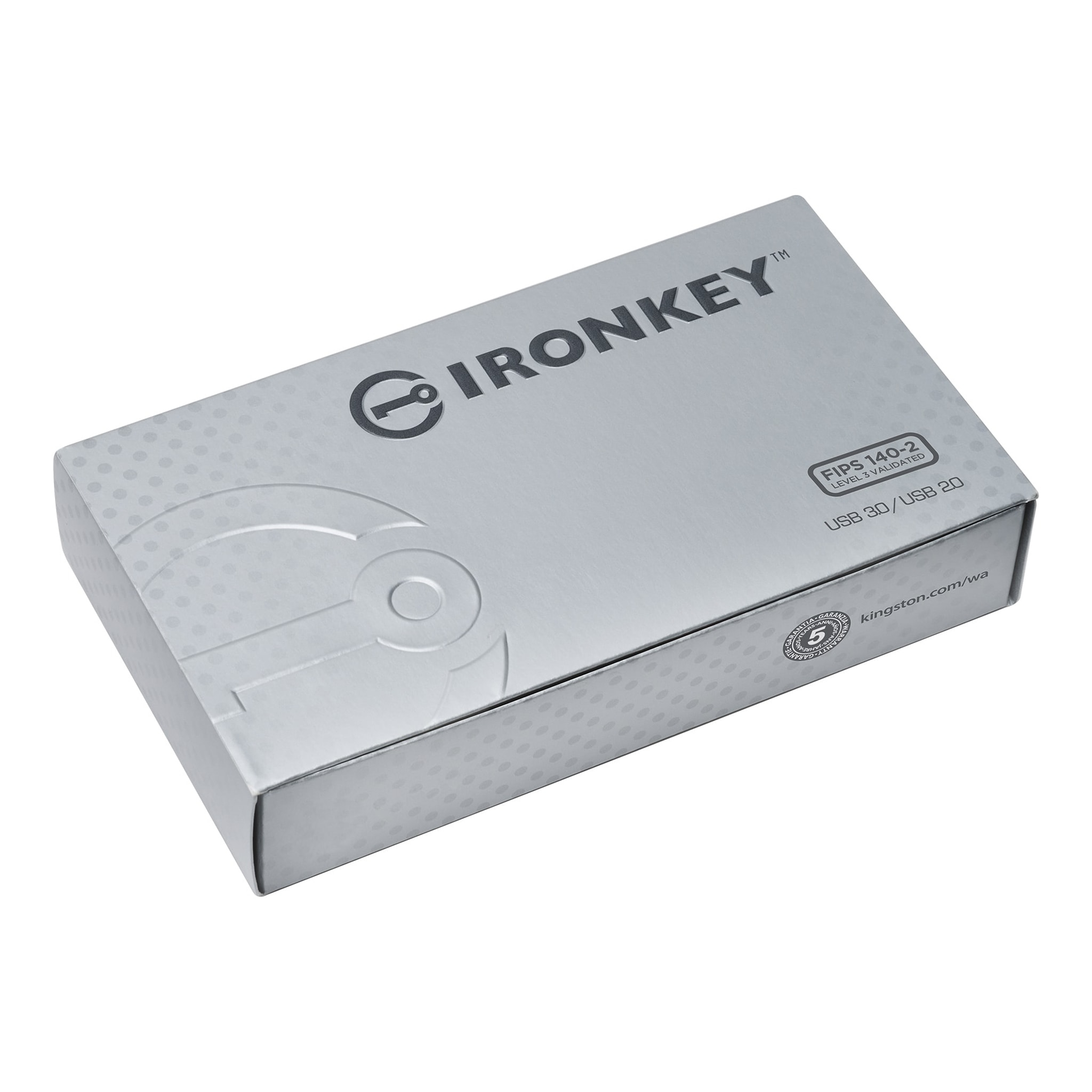 Kingston Technology IronKey S1000 unidad flash USB 64 GB USB tipo A 3.2 Gen 1 (3.1 Gen 1) Plata