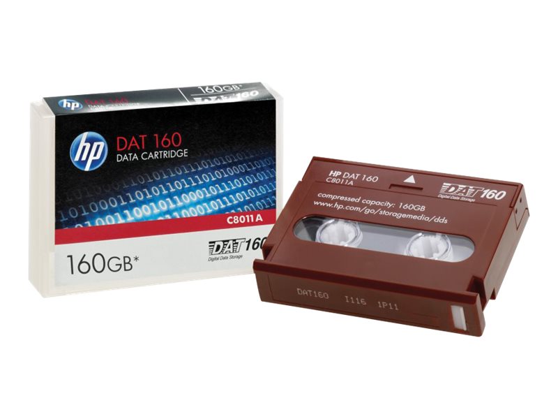 Hewlett Packard Enterprise C8011A backup storage media Blank data tape 80 GB DAT 8 mm