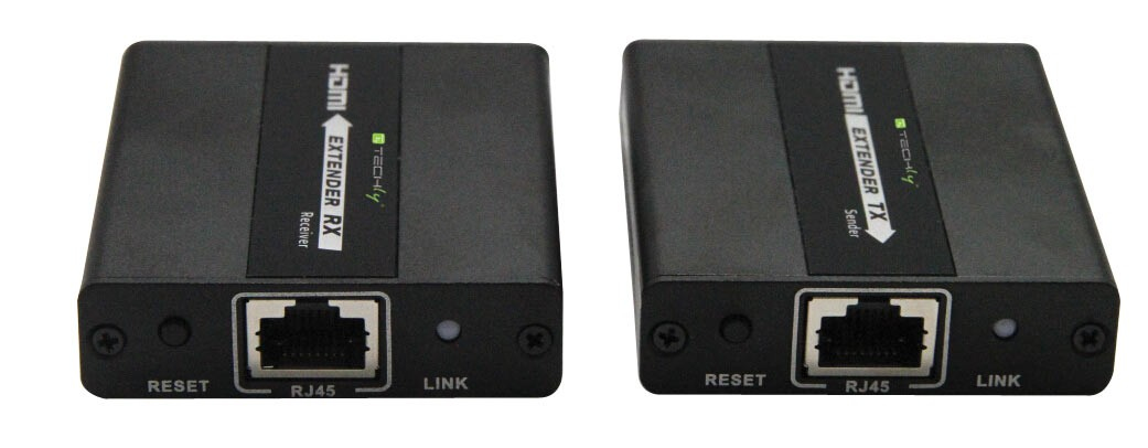 Techly Real Time HDMI Extender on Cat.5e/6 cable up to 120 meters
