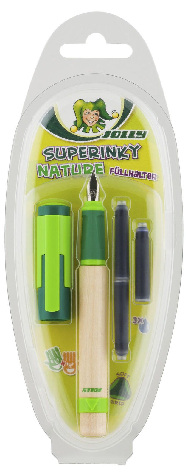 Sax Superinky Nature Touch Patronenf�ller gruen/ahorn M mittel