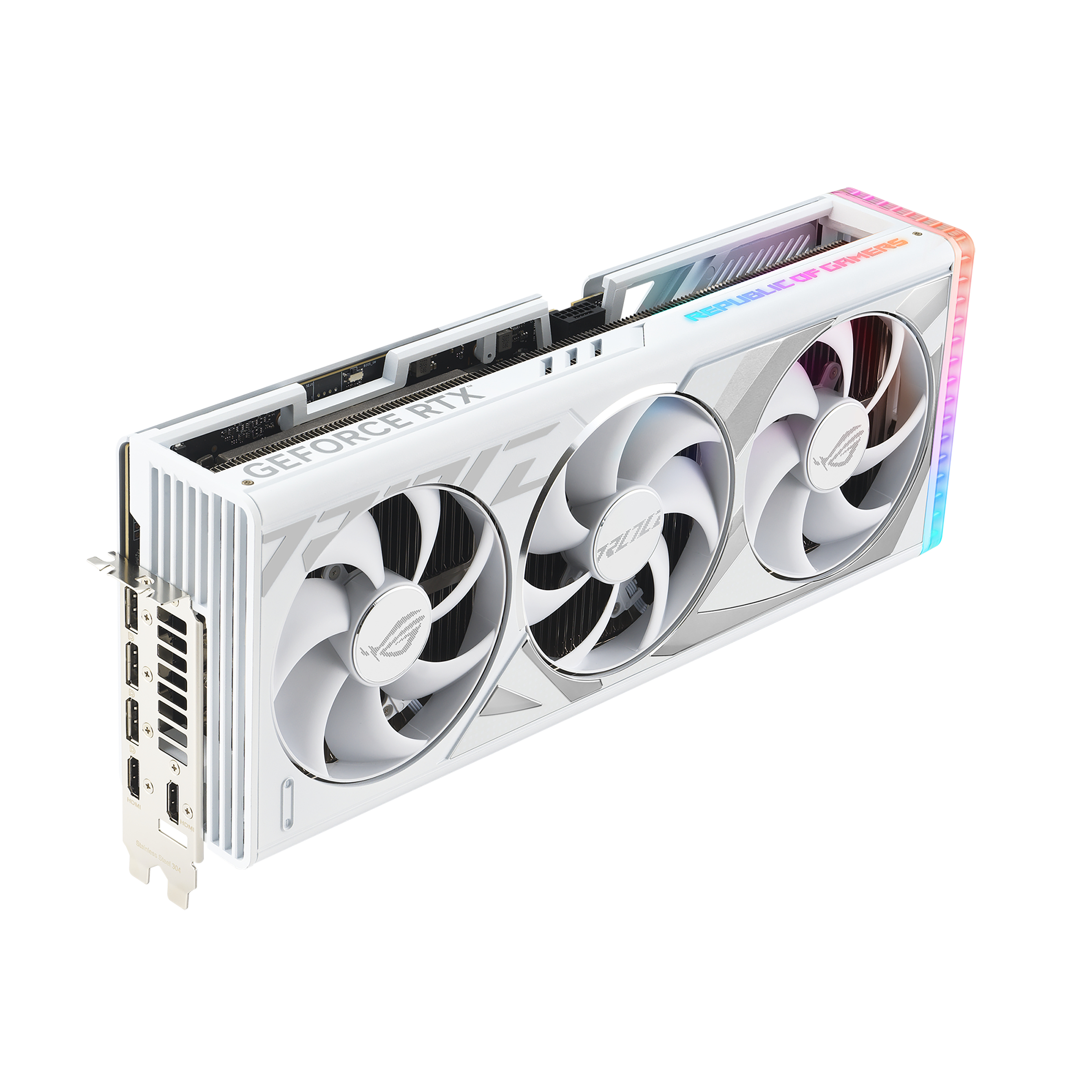 ASUS ROG -STRIX-RTX4080S-16G-WHITE NVIDIA GeForce RTX 4080 SUPER 16 GB GDDR6X
