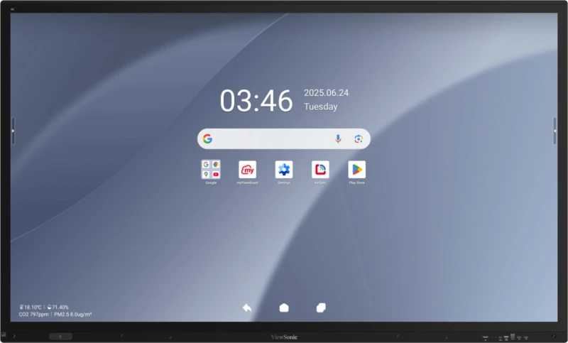 Viewsonic IFP7563-1C tableau blanc interactif 190,5 cm (75) 3840 x 2160 pixels �cran tactile Noir