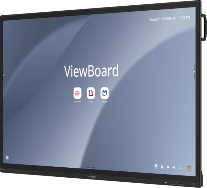 Viewsonic IFP7563-1C pizarra blanca interactiva 190,5 cm (75) 3840 x 2160 Pixeles Pantalla t�ctil Negro