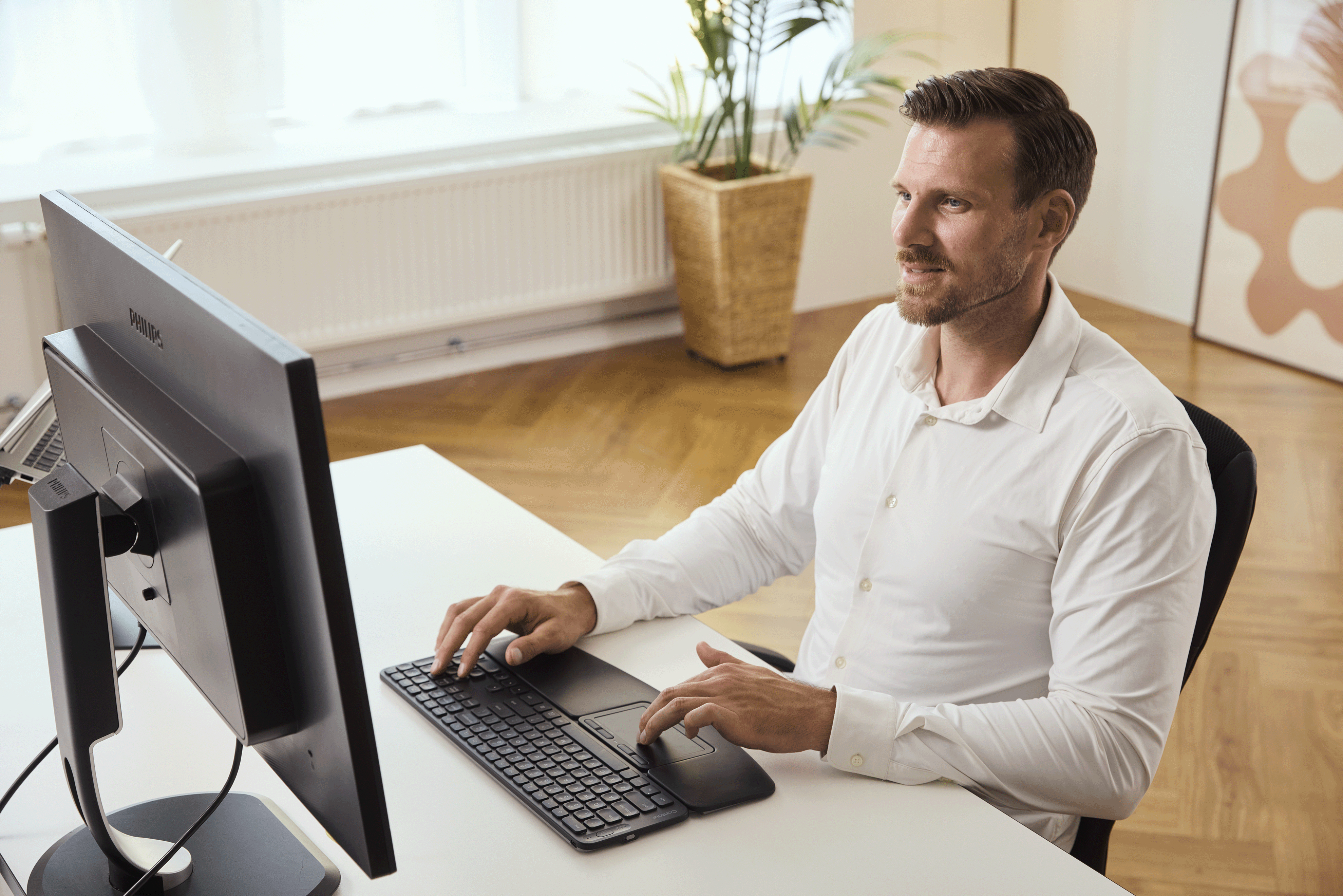 Contour Design CDTP1050BALPN1050 keyboard Home/Office RF Wireless QWERTY Nordic Black