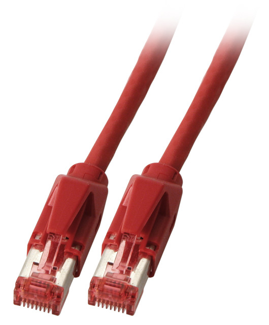 EFB Elektronik K8708RT.1,5 cble de rseau Rouge 1,5 m Cat6a S/FTP (S-STP)