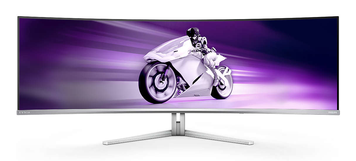 Philips 49M2C8900/00 Monitor PC 124,2 cm (48.9) 5120 x 1440 Pixel Bianco