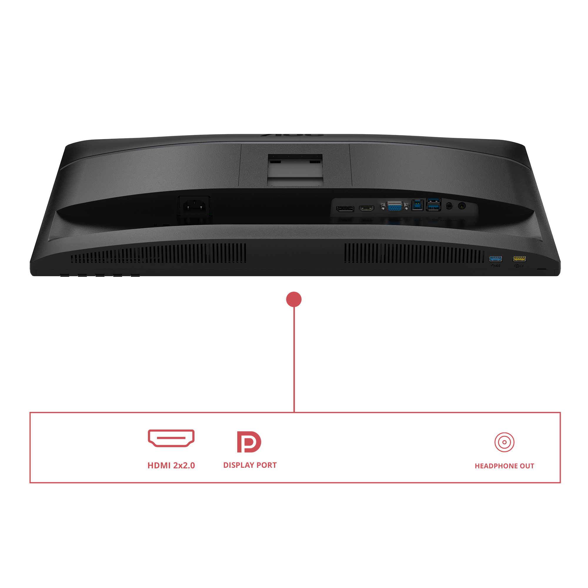 AOC Essential-line U34E2M/BK - LED-Monitor - 86.4 cm (34)