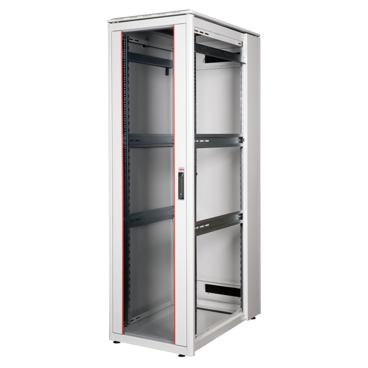 ROLINE Pro - Schrank Netzwerkschrank - Hellgrau, RAL 7035 - 42HE - 48.3 cm (19)