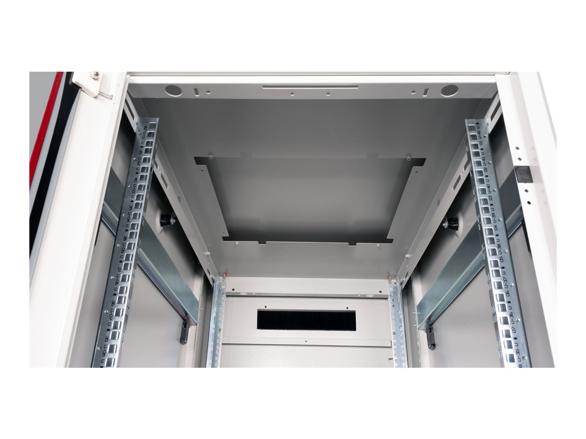 ROLINE Pro - Schrank Netzwerkschrank - Hellgrau, RAL 7035 - 42HE - 48.3 cm (19)