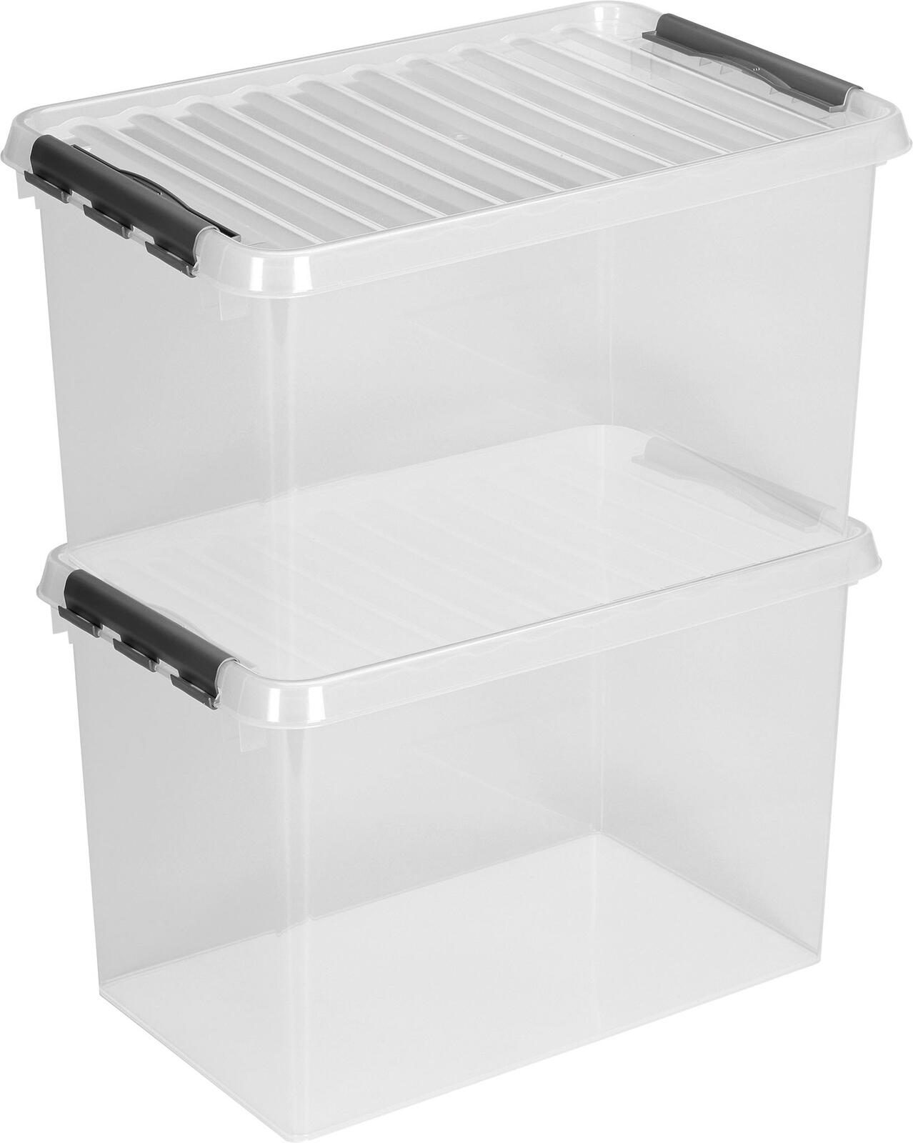 Sunware Aufbewahrungsbox 72l Q-line PP transparent