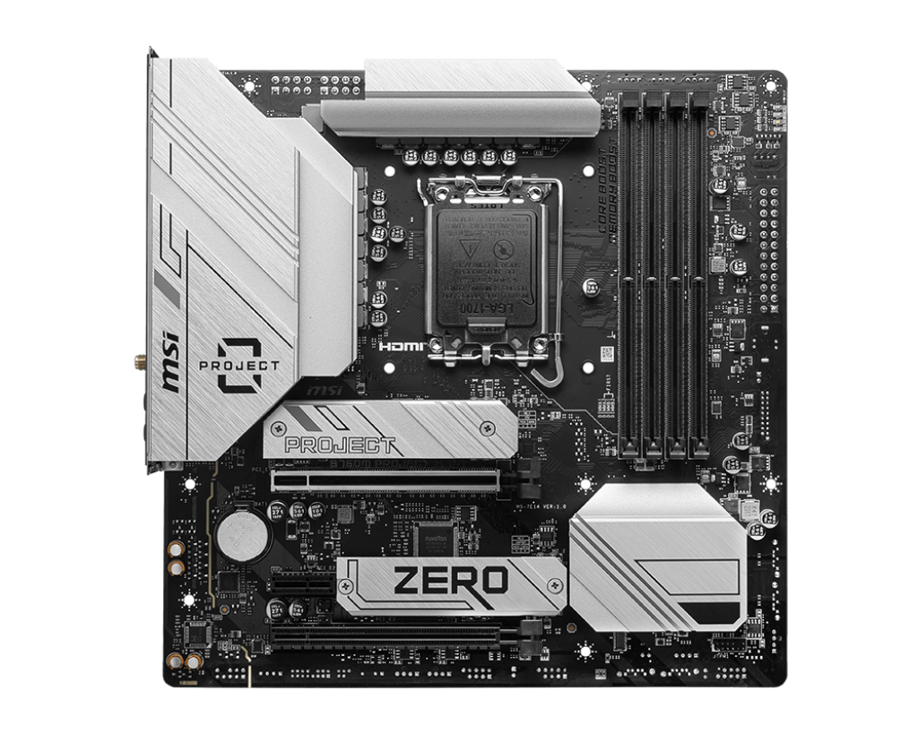 MSI B760M PROJECT ZERO B760 S1700 mATX DDR5