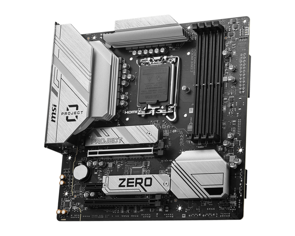 MSI B760M PROJECT ZERO B760 S1700 mATX DDR5