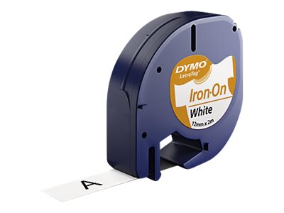 Dymo LetraTAG - Wei - Rolle (1,2 cm x 2 m) 1 Kassette(n) Band zum Aufbgeln