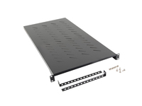 Lanberg AK-1013-B - Regalboden - Schwarz - Metall - 25 kg - 48,3 cm (19 Zoll) - 482,6 mm