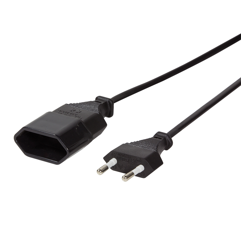 LogiLink 3m, 2xCEE 7/16 Noir CEE7/16
