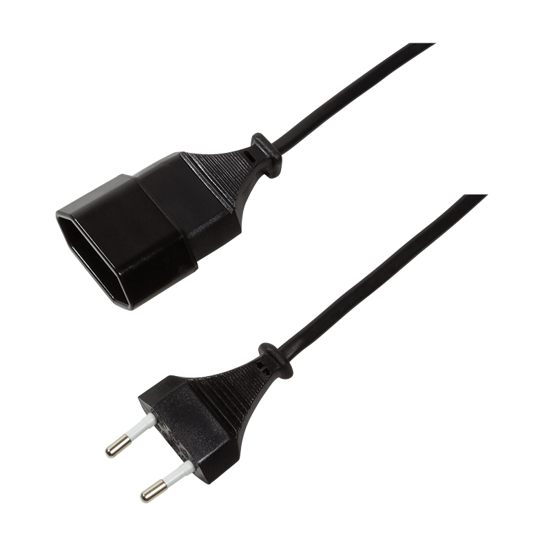 LogiLink 3m, 2xCEE 7/16 Noir CEE7/16