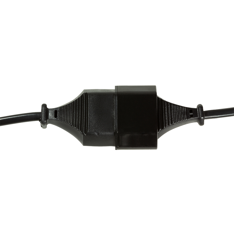 LogiLink 3m, 2xCEE 7/16 Noir CEE7/16