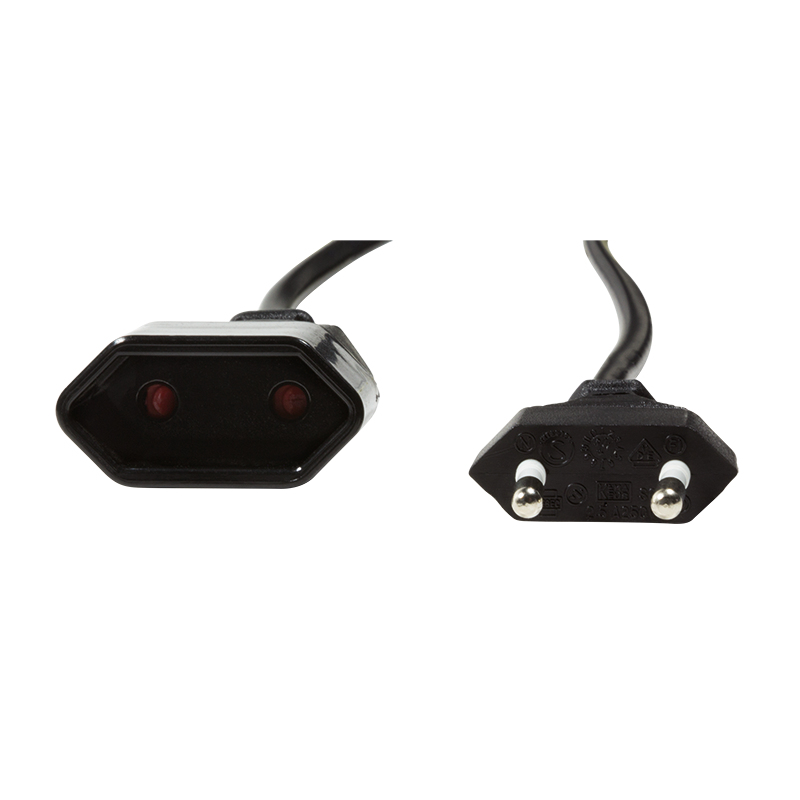 LogiLink 3m, 2xCEE 7/16 Noir CEE7/16