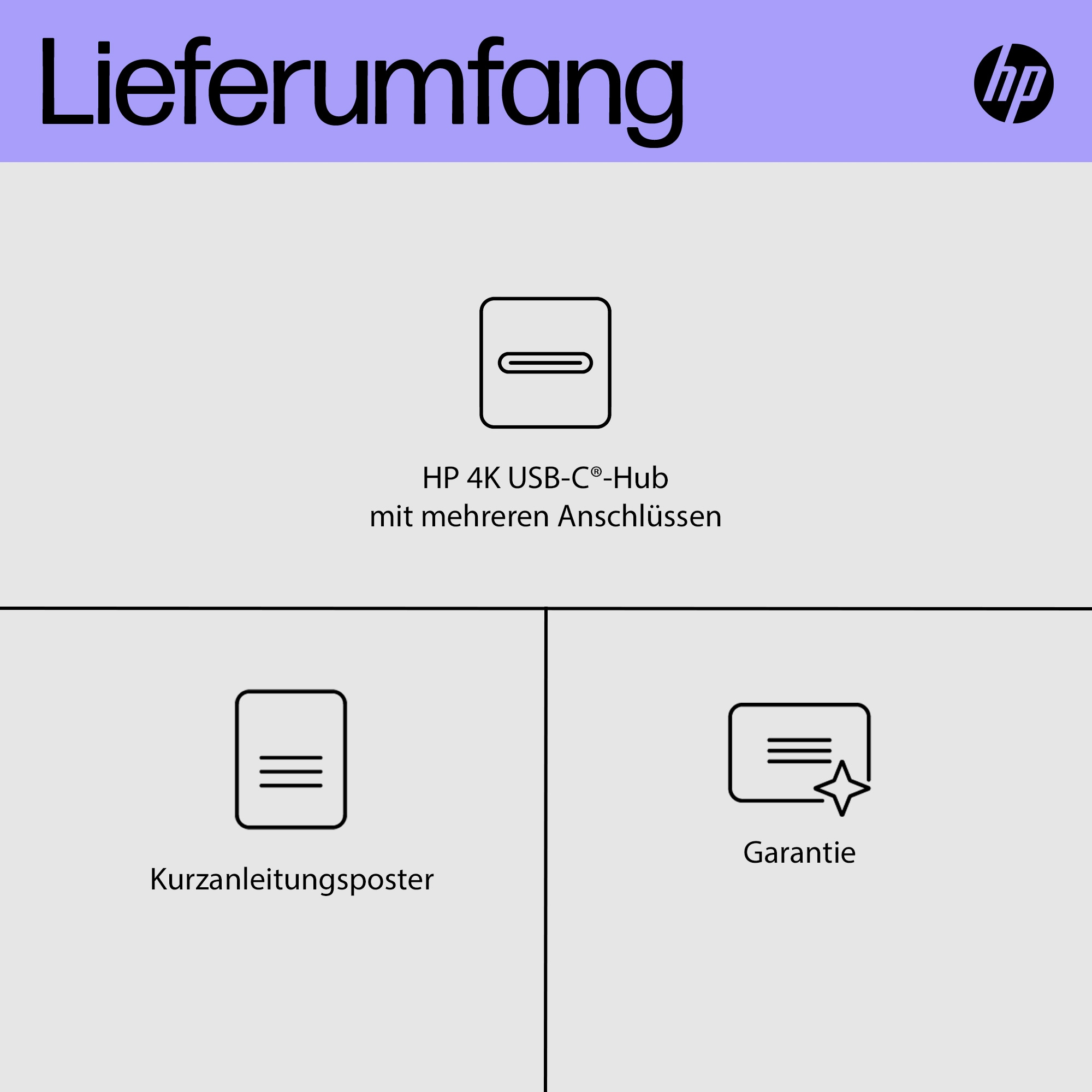 HP 4K USB-C Multiport Hub