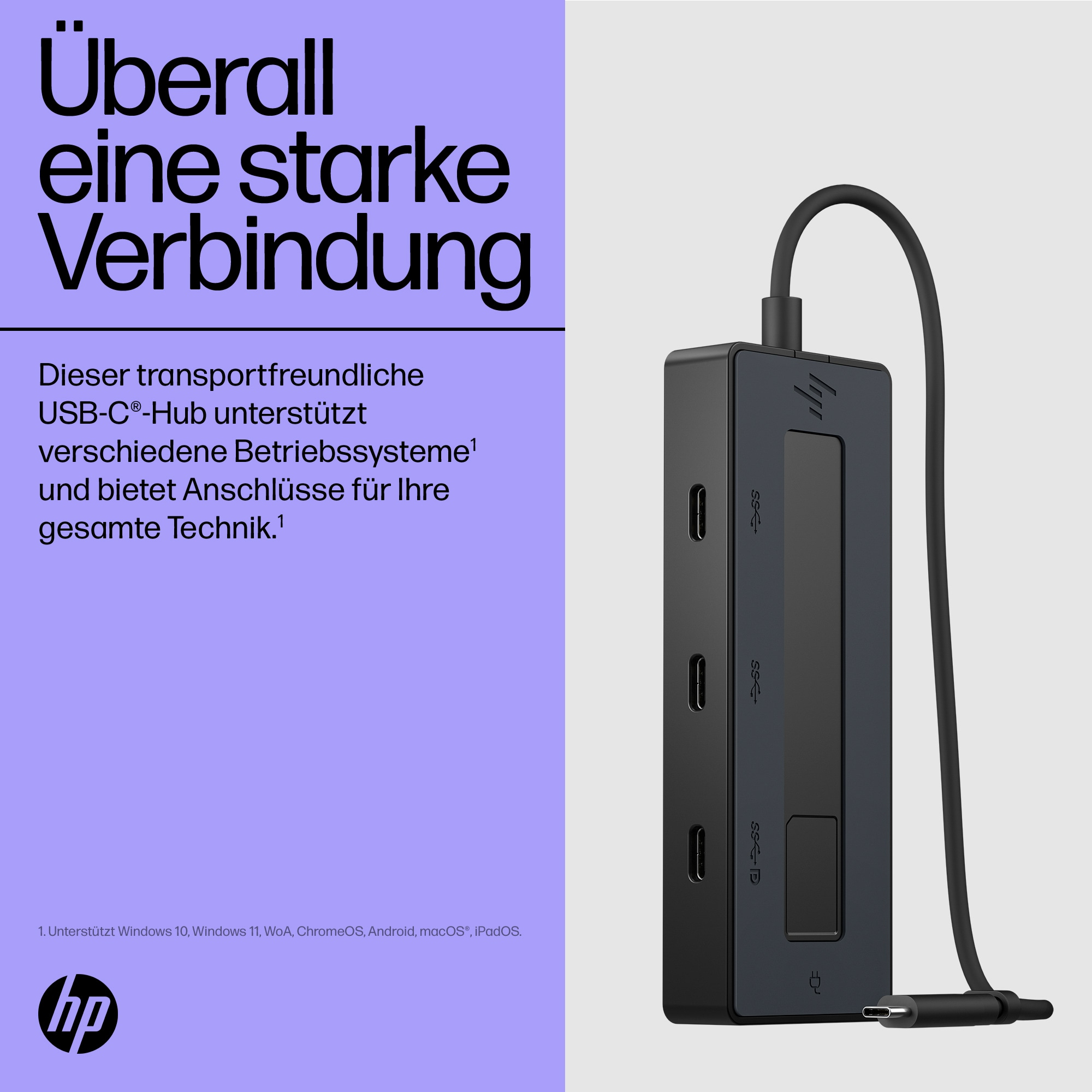 HP 4K USB-C Multiport Hub