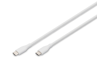 DIGITUS USB-C Silicone charging cable - 2m USB 2.0 60W white - Kabel - Digital/Daten