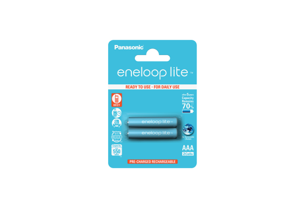 Panasonic BK-4LCCE / 2BE Batteria ricaricabile Mini Stilo AAA